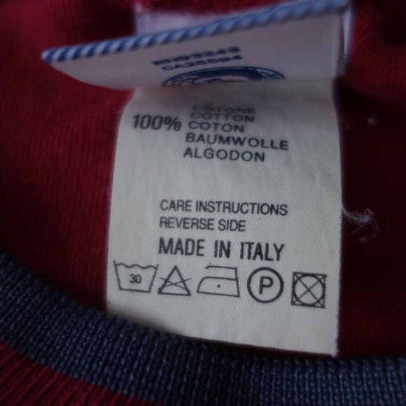 Diesel Maroon Long Sleeve 100% Cotton Made in Italy Shirt Size M - Picture 8 of 12